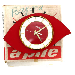 BAYARD - Pendule murale années 50/60 à f