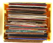Caisse de disques 33 tours divers tous s