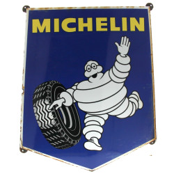 MICHELIN - Plaque émaillée pour les pneu