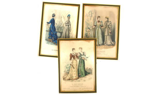 MODE XIXème - Lot de 18 gravures de mode