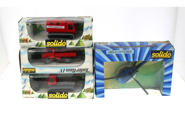 SOLIDO 1/43 véhicules de déneigement en 