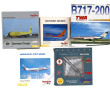 AVIATION - 5 modèles réduits d'avions de