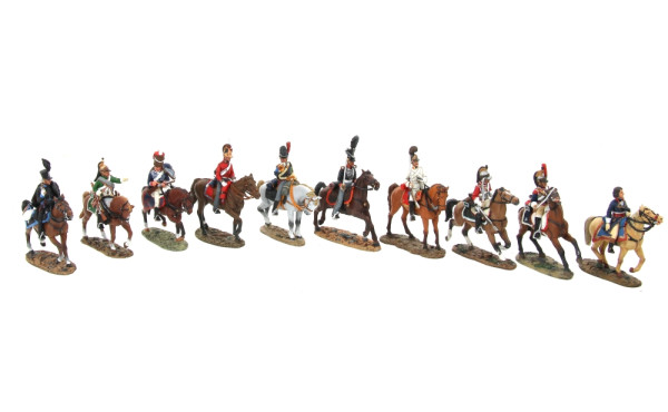 EMPIRE - 10 cavaliers en plomb, Delprado