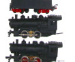 Lot de trains Ho dont locomotive à vapeu