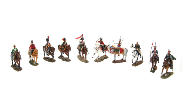 EMPIRE - 10 cavaliers en plomb, Delprado