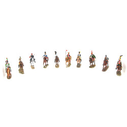 EMPIRE - 10 cavaliers en plomb, Delprado