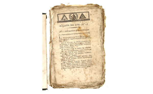 BULLETIN DES LOIS - 1792/93 du n° 1 au n