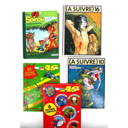 Lot de 5 recueils de BD reliés : A SUIVR