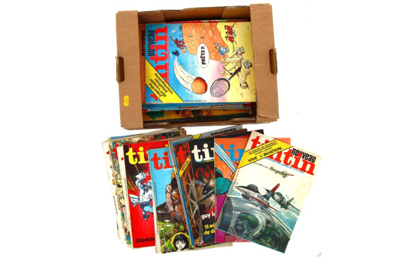 Lot de revues TINTIN souples années 70