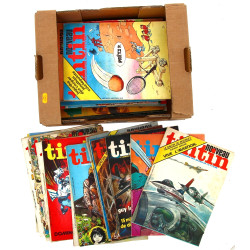 Lot de revues TINTIN souples années 70