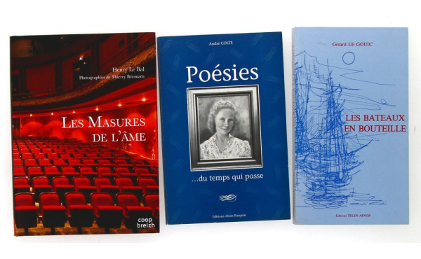 POESIE - Lot de 3 ouvrages : Gérard Le G
