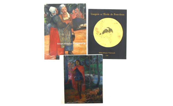 PEINTURE - GAUGUIN - Lot de 3 catalogues