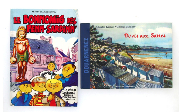 DOUARNENEZ - Lot de 2 ouvrages : Charle