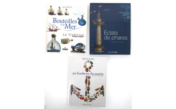 PATRIMOINE MARITIME - Lot de 3 ouvrages 