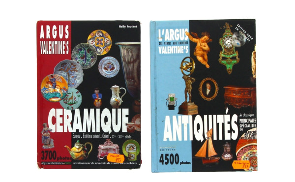 Deux argus Valentine's "Céramique" illus