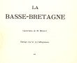 BRETAGNE - Lot de 2 livres brochés couve