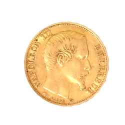 Pièce de 20 F or "1860" atelier A