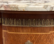 COMMODE marquetée. Style Transition. Déc