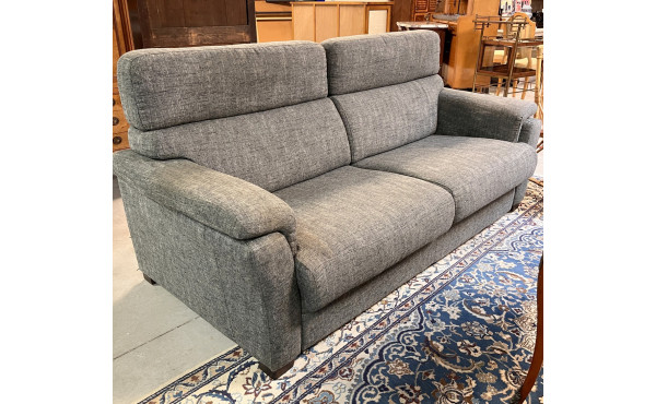 Canapé moderne en tissu gris chiné, L 20
