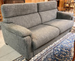 Canapé moderne en tissu gris chiné, L 20