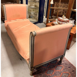 Lit banquette style Directoire en bois l