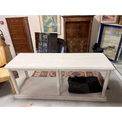 Console style table de drapier en bois l