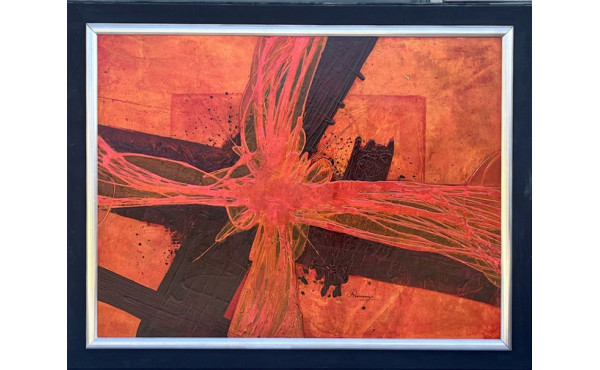 Claude ROUSSEAU (Xxème) "Grande composit