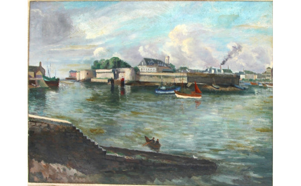 Georges THOUVENOT (1909-2008) "La ville-