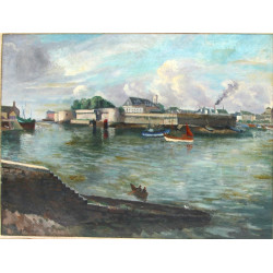 Georges THOUVENOT (1909-2008) "La ville-