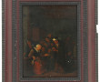Ecole Flamande "Scènes de taverne", pair