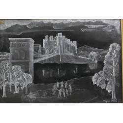 Marguerite STEINLEN (1893-1982) "Paysage