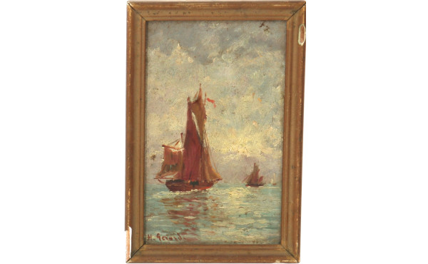 Ecole Française fin XIXè, début Xxè "Mar