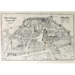 PICLET - CAVENG - Carte de Quimper - gra