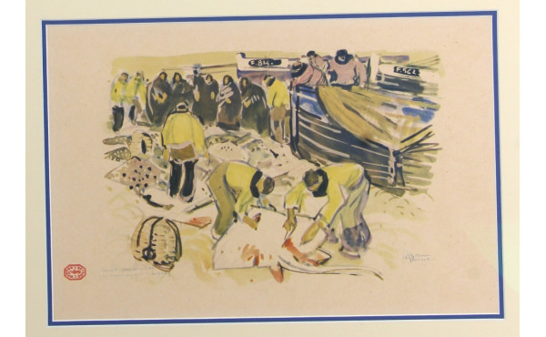 Mathurin MEHEUT - Menu Prunier "Carte de