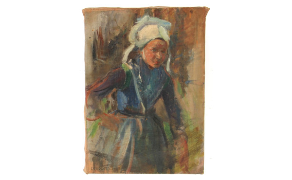 Charles Léon GODEBY (1870-1952) "Femme d