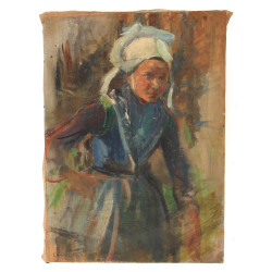 Charles Léon GODEBY (1870-1952) "Femme d