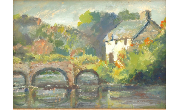 Ecole Xxème "Le pont fleuri à Quimperlé"