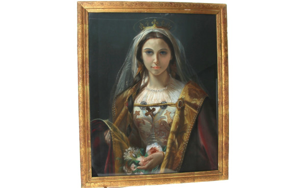 Ecole Française XIXème "Sainte Marie de 