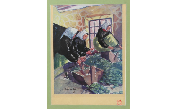 René-Yves CRESTON (1898-1964) Maison Pru