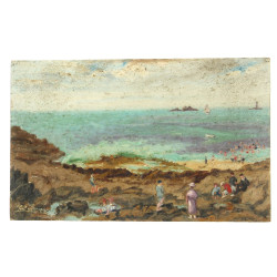 Paul Joseph BARIAN (1875-1942) "Scène de