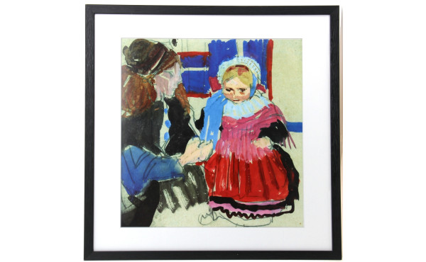 Mathurin MEHEUT (1882-1958) "Fillette en