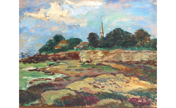 Ecole Française Xxème "Paysage de bord d