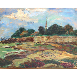 Ecole Française Xxème "Paysage de bord d