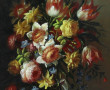 A.HALE (Xxème) "Bouquet de fleurs dans l
