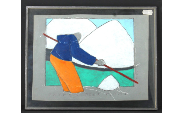 Olivier LAPICQUE (1959) - Dessin prépara