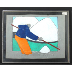 Olivier LAPICQUE (1959) - Dessin prépara