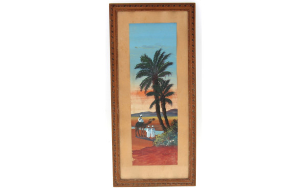 Raymond BLOSSIER (1925-2014) "Scène orie