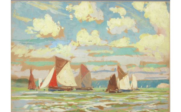 Georges Edmond DARGOUGE (1897-1990) "Mar