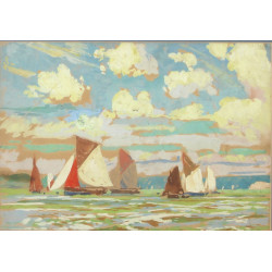 Georges Edmond DARGOUGE (1897-1990) "Mar