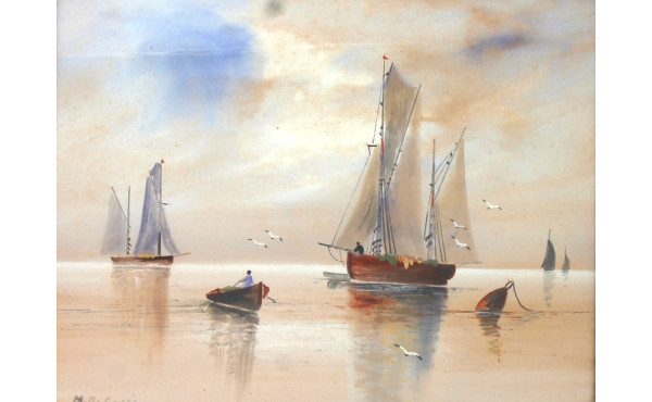 M. de Grossée (Xxème) "Marine par mer ca